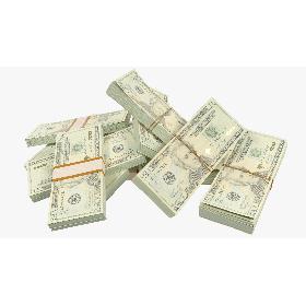 3D Bunch of Money V7